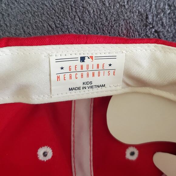 Fan Favorite Youth Kids Philadelphia Phillies Baseball Cap Official MLB  NWT - Picture 5 of 8